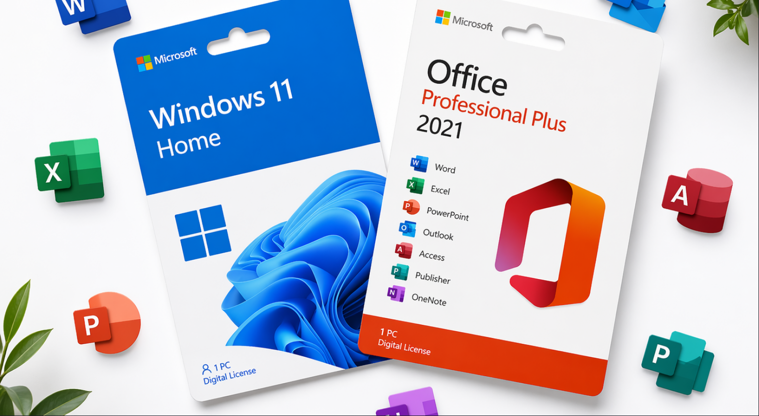 Windows 11 Home + Office 2021 Pro Plus - 2