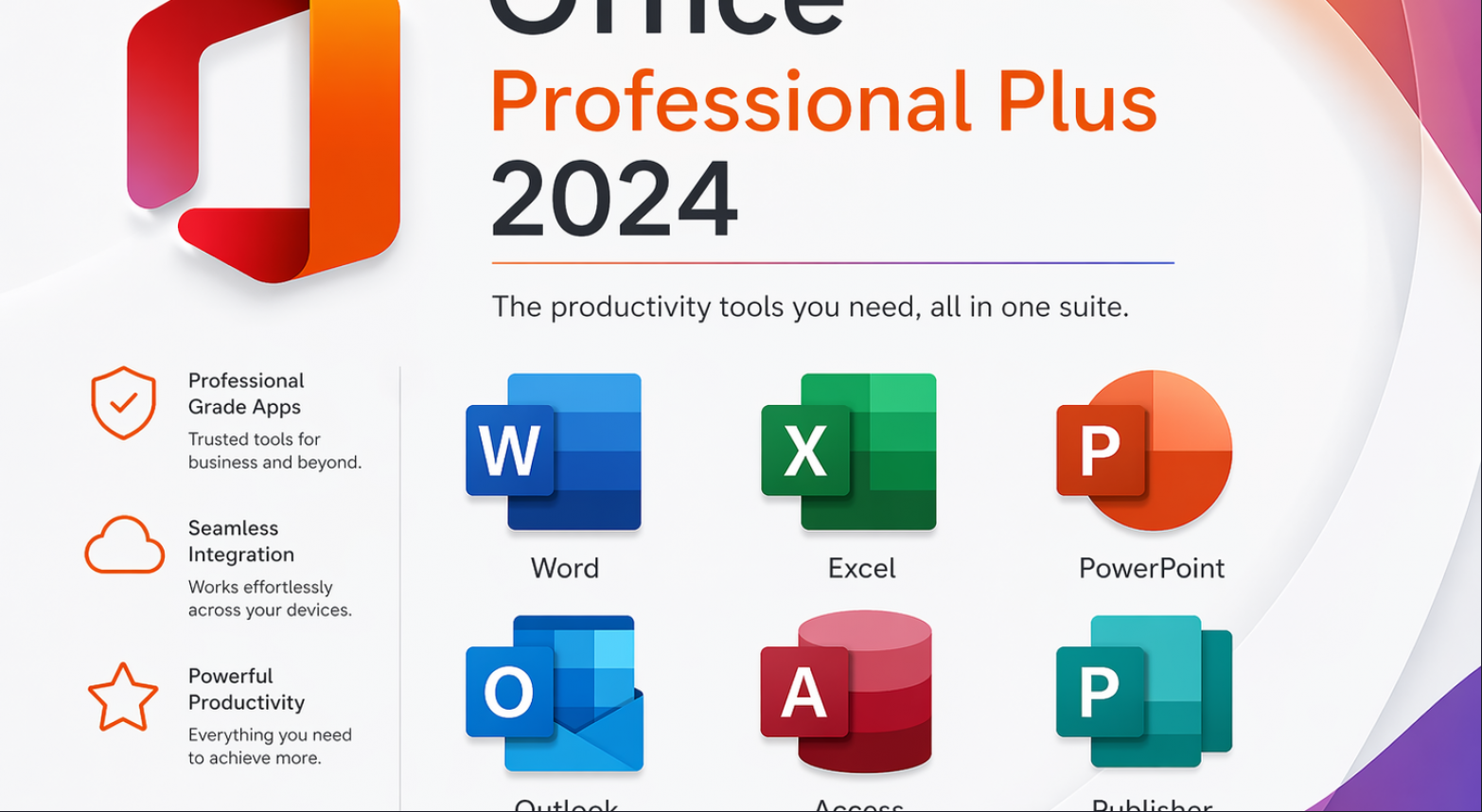 Windows 11 Home + Office 2024 Pro Plus - 1
