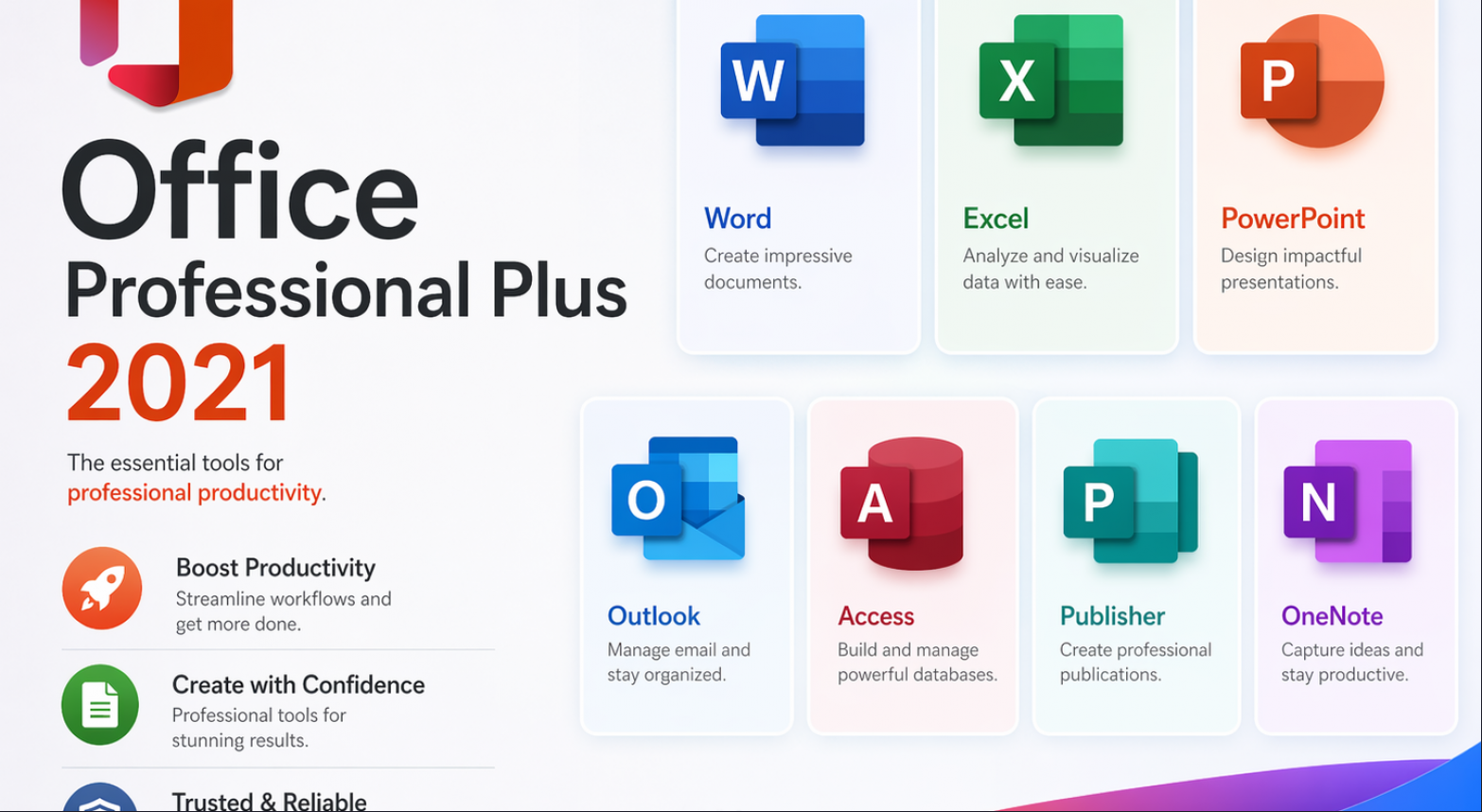 Windows 11 Pro + Office 2021 Pro Plus - 2