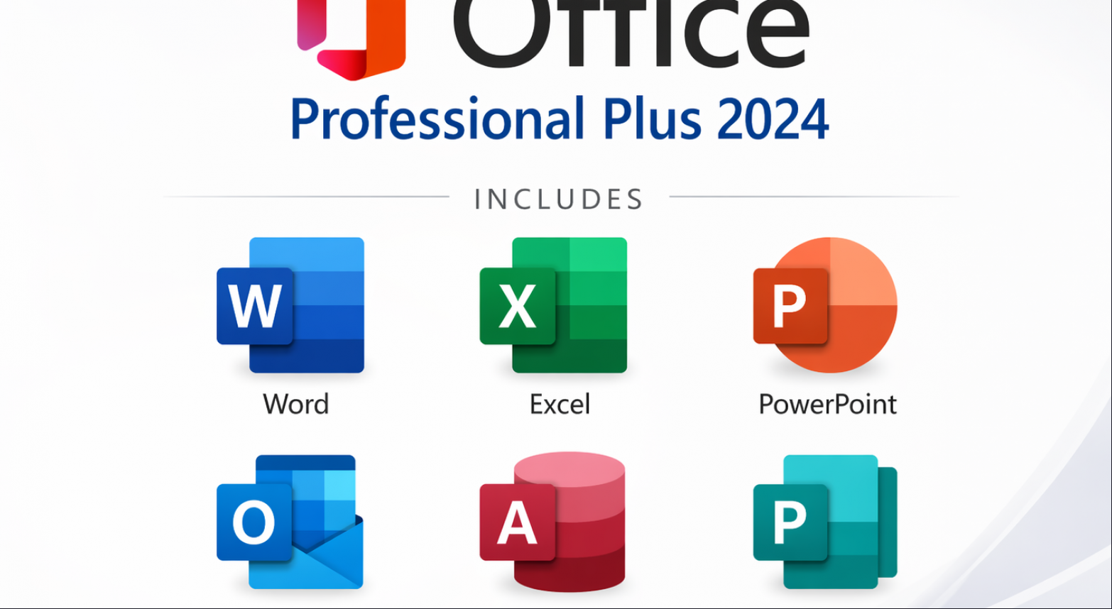Windows 11 Pro + Office 2024 Pro Plus - 5