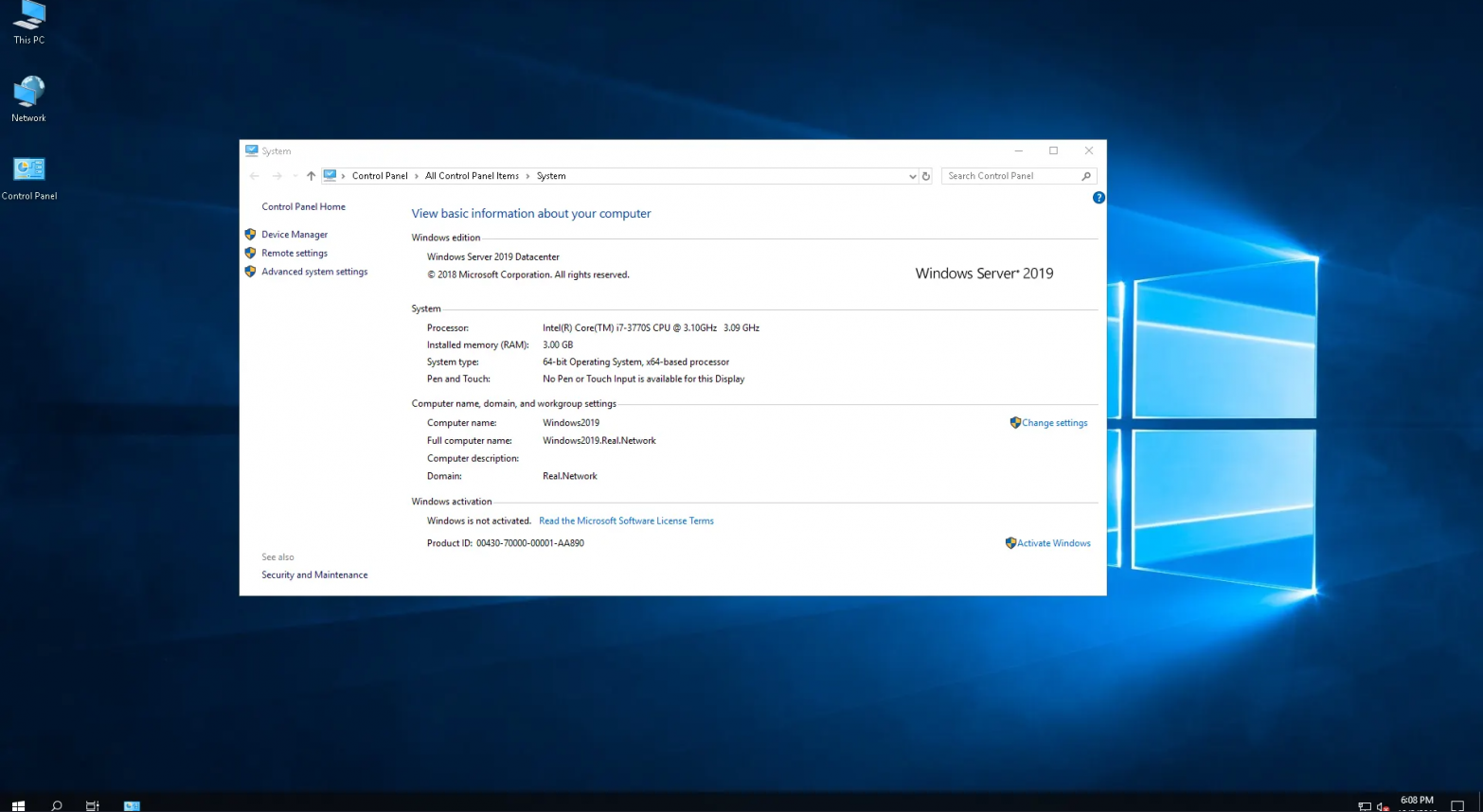 Windows Server Standard 2019 - 2