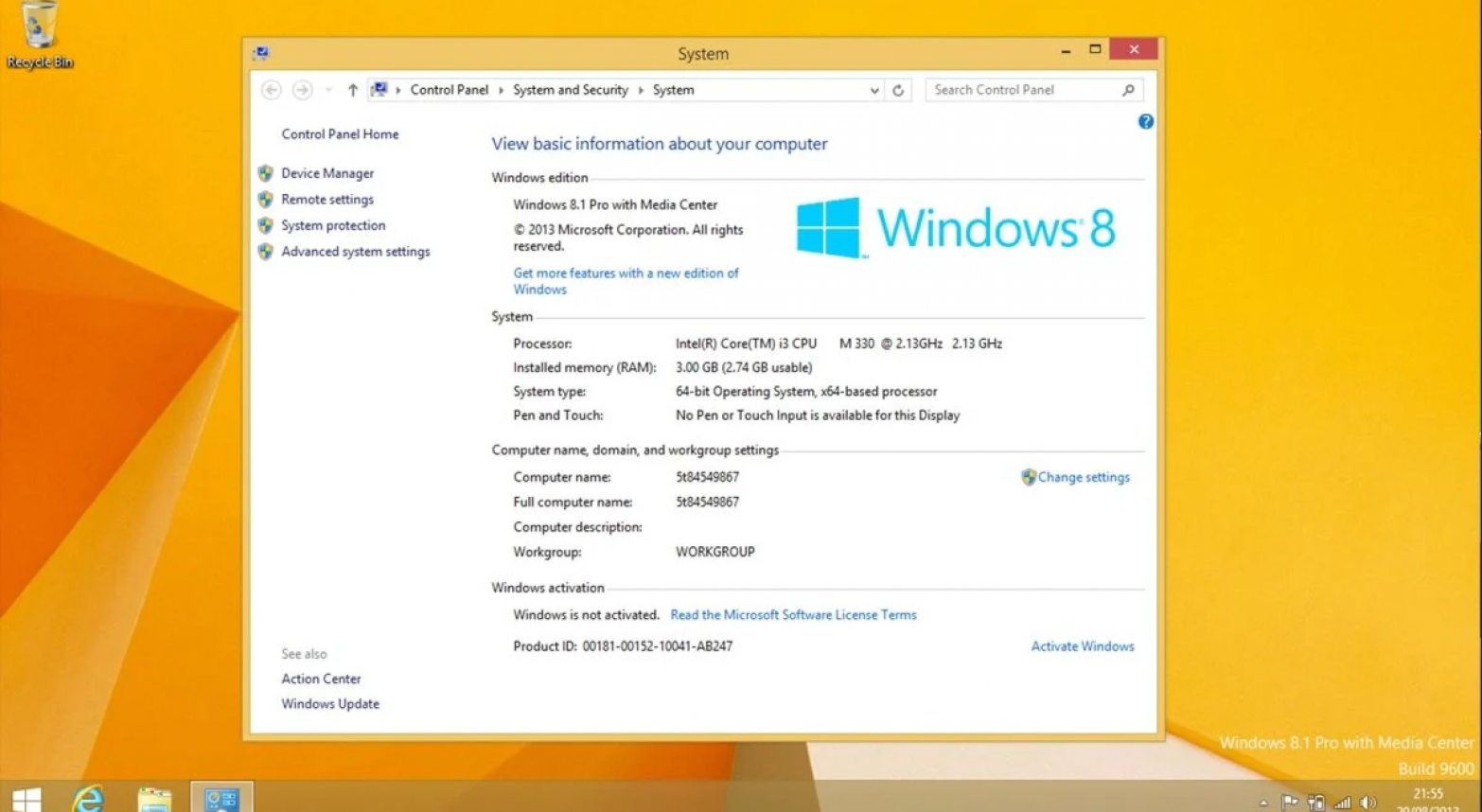 Microsoft Windows 8 Pro - 3