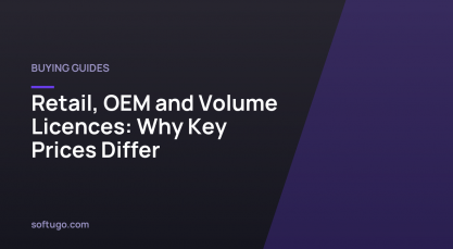 Retail, OEM and Volume Licences: Why Key Prices Differ