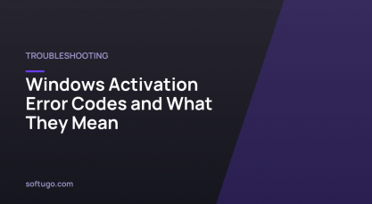 Windows Activation Error Codes and What They Mean